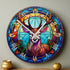 Stag Suncatcher Effect Clock